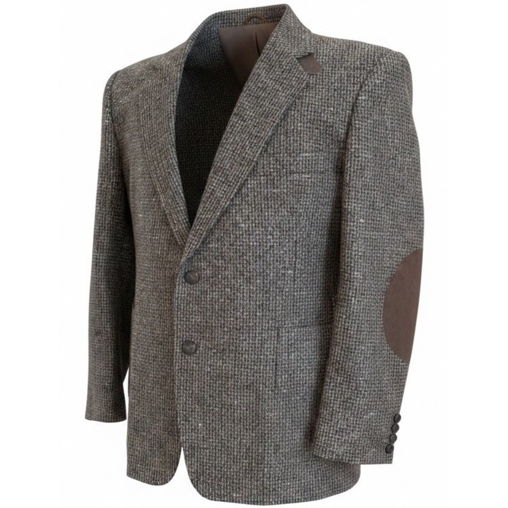 H.I.S American Fashion Blazer 42R Slim Fit Donegal Tweed Jacket Sport Coat USA